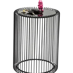 Clearance Beistelltisch Wire Schwarz (2/Set) O44Cm Tische