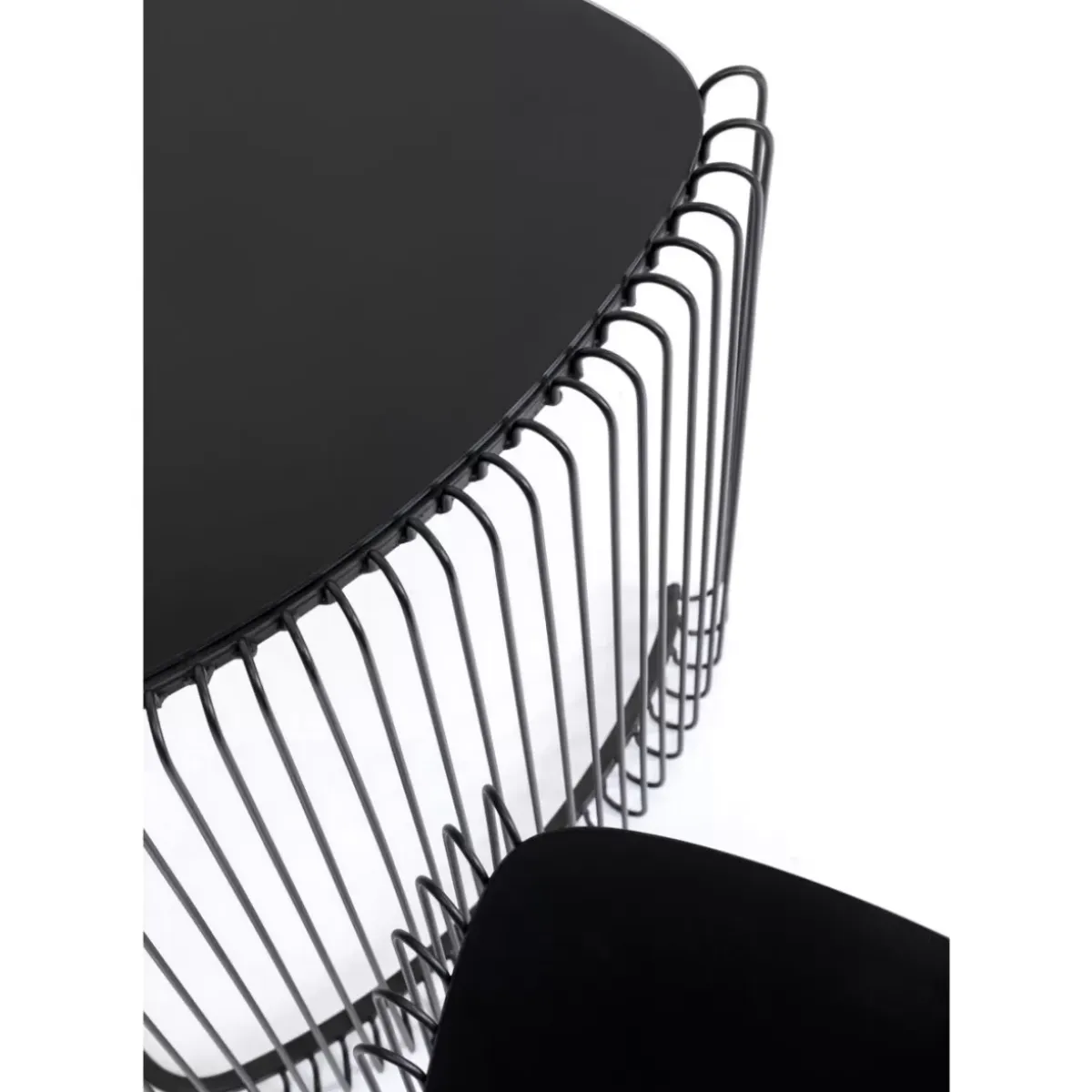 New Beistelltisch Wire Triangle Schwarz (2/Set) Tische