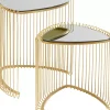 New Beistelltisch Wire Triangle Gold (2/Set) Tische