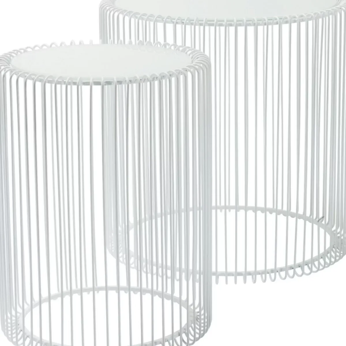 Online Beistelltisch Wire White (2/Set) O44Cm Tische
