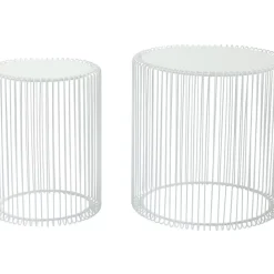 Online Beistelltisch Wire White (2/Set) O44Cm Tische