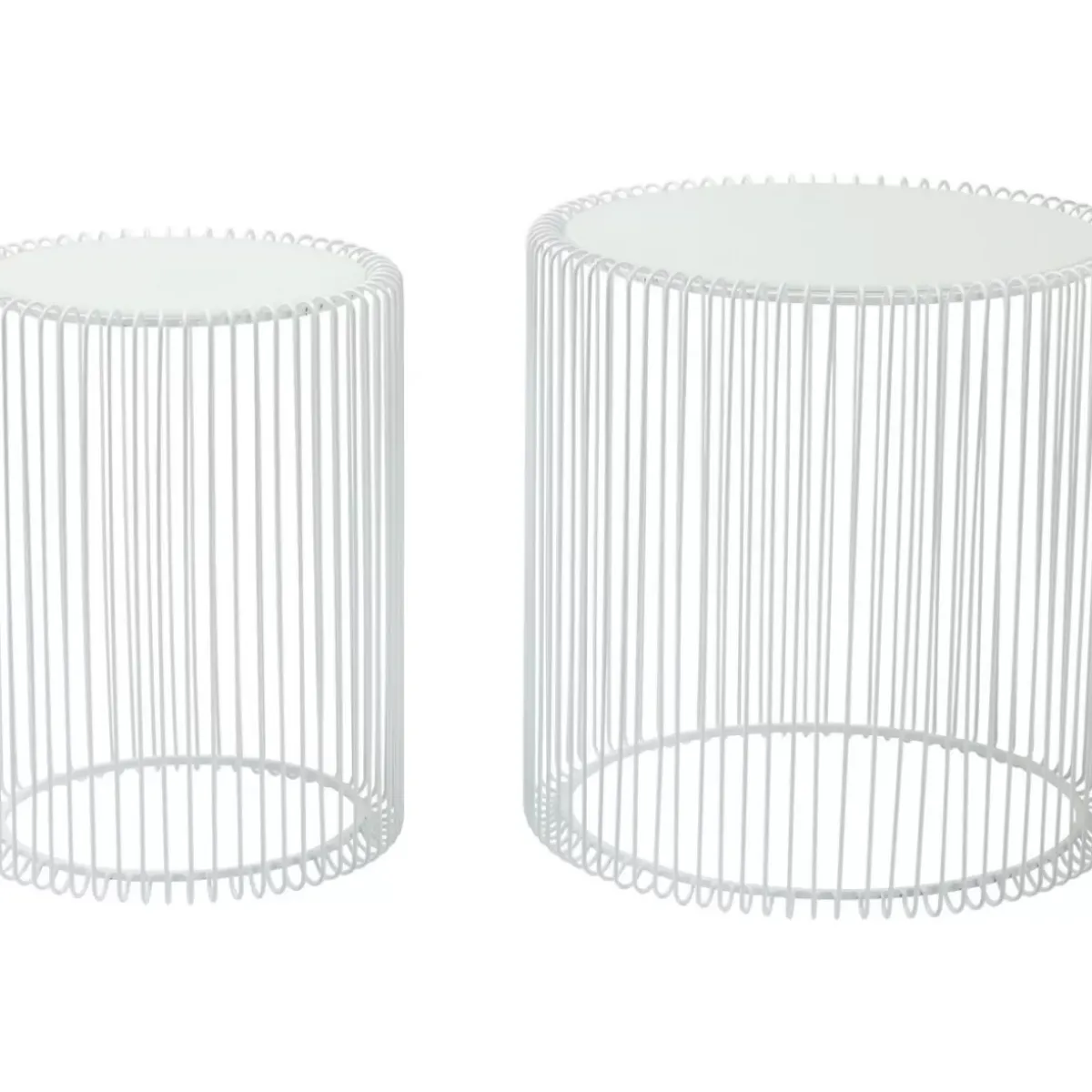 Online Beistelltisch Wire White (2/Set) O44Cm Tische
