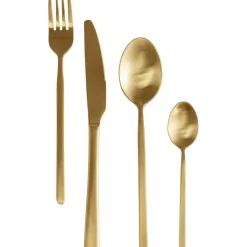 Best Besteck Gloria Matt Gold (16-Tlg.) Geschirr & Tischaccessoires