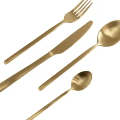 Best Besteck Gloria Matt Gold (16-Tlg.) Geschirr & Tischaccessoires