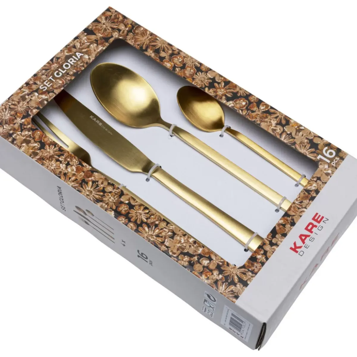 Best Besteck Gloria Matt Gold (16-Tlg.) Geschirr & Tischaccessoires