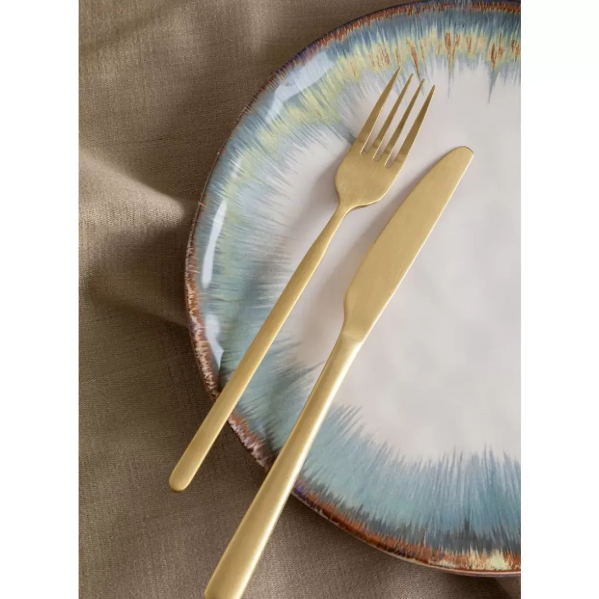 Best Besteck Gloria Matt Gold (16-Tlg.) Geschirr & Tischaccessoires