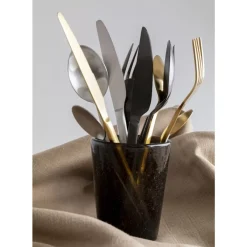 Best Besteck Gloria Matt Schwarz (16-Tlg.) Geschirr & Tischaccessoires