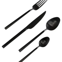 Best Besteck Gloria Matt Schwarz (16-Tlg.) Geschirr & Tischaccessoires