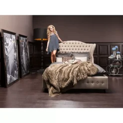 Hot Bett City Spirit Linen Natural 180X200Cm Betten