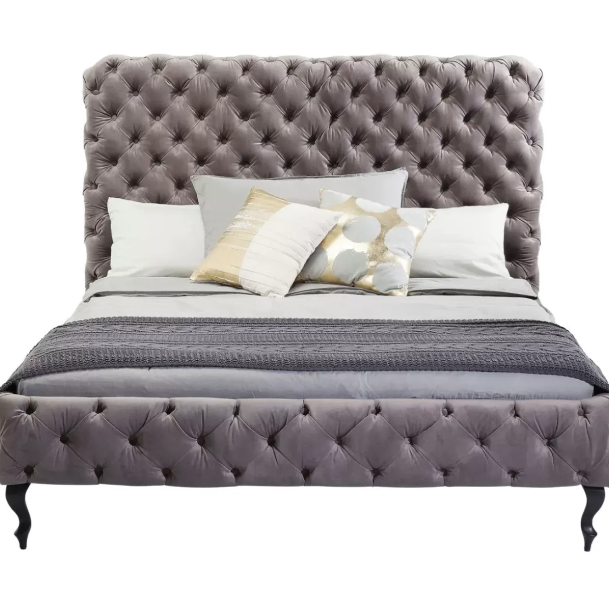 Bett Desire Hoch Silbergrau 160X200 Cm Betten