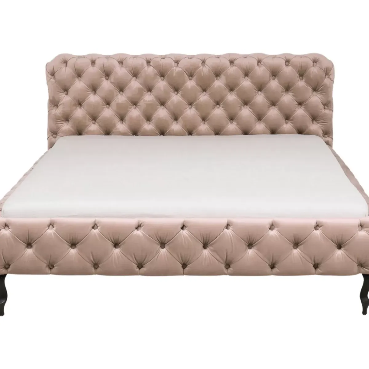 Clearance Bett Desire Velvet Ecru 160X200Cm Betten