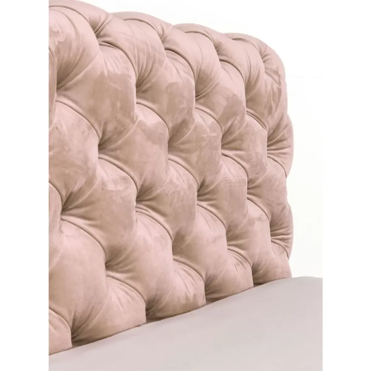 Clearance Bett Desire Velvet Ecru 160X200Cm Betten