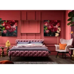 Hot Bett Desire Velvet Rose 180X200Cm Betten