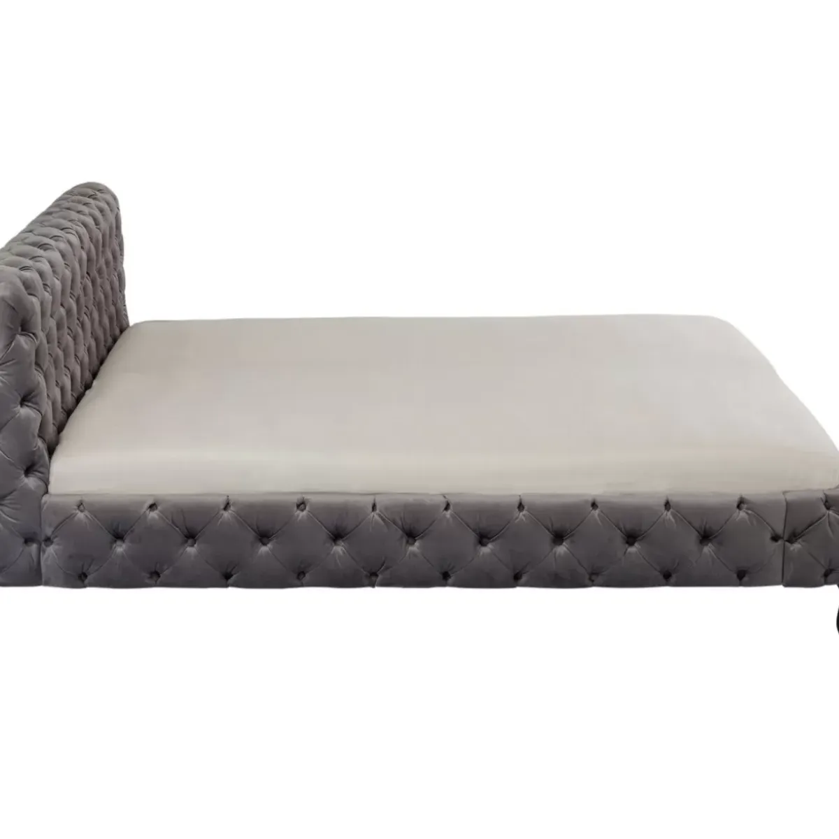 Online Bett Desire Velvet Silbergrau 160X200 Cm Betten