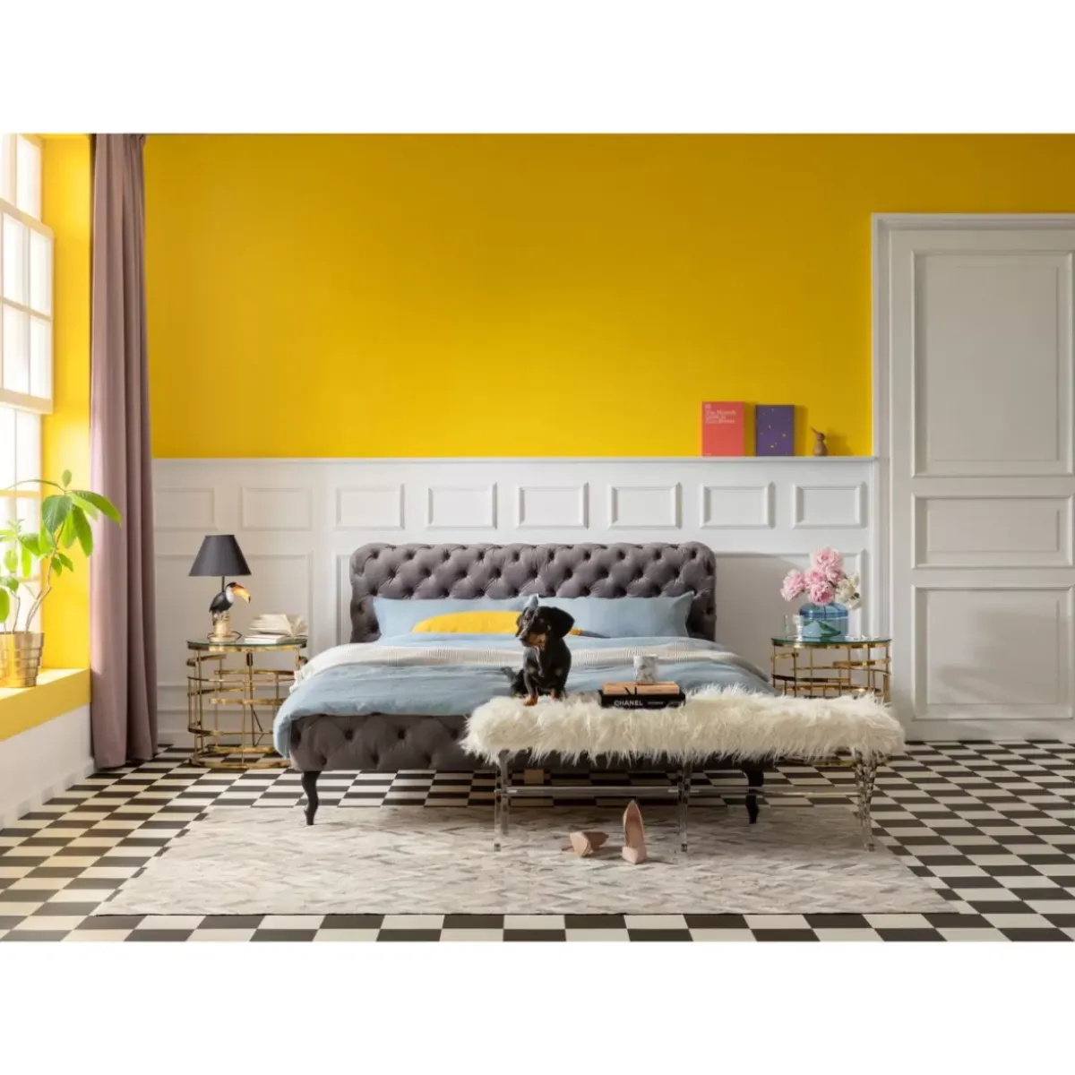 Online Bett Desire Velvet Silbergrau 160X200 Cm Betten