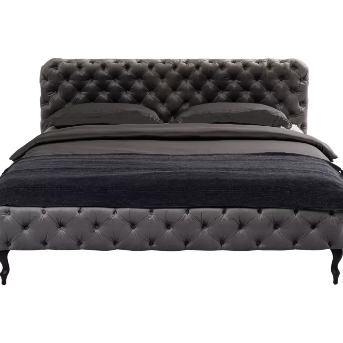 Online Bett Desire Velvet Silbergrau 160X200 Cm Betten