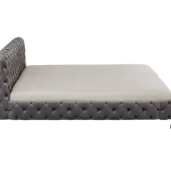 New Bett Desire Velvet Silbergrau 200X200Cm Betten
