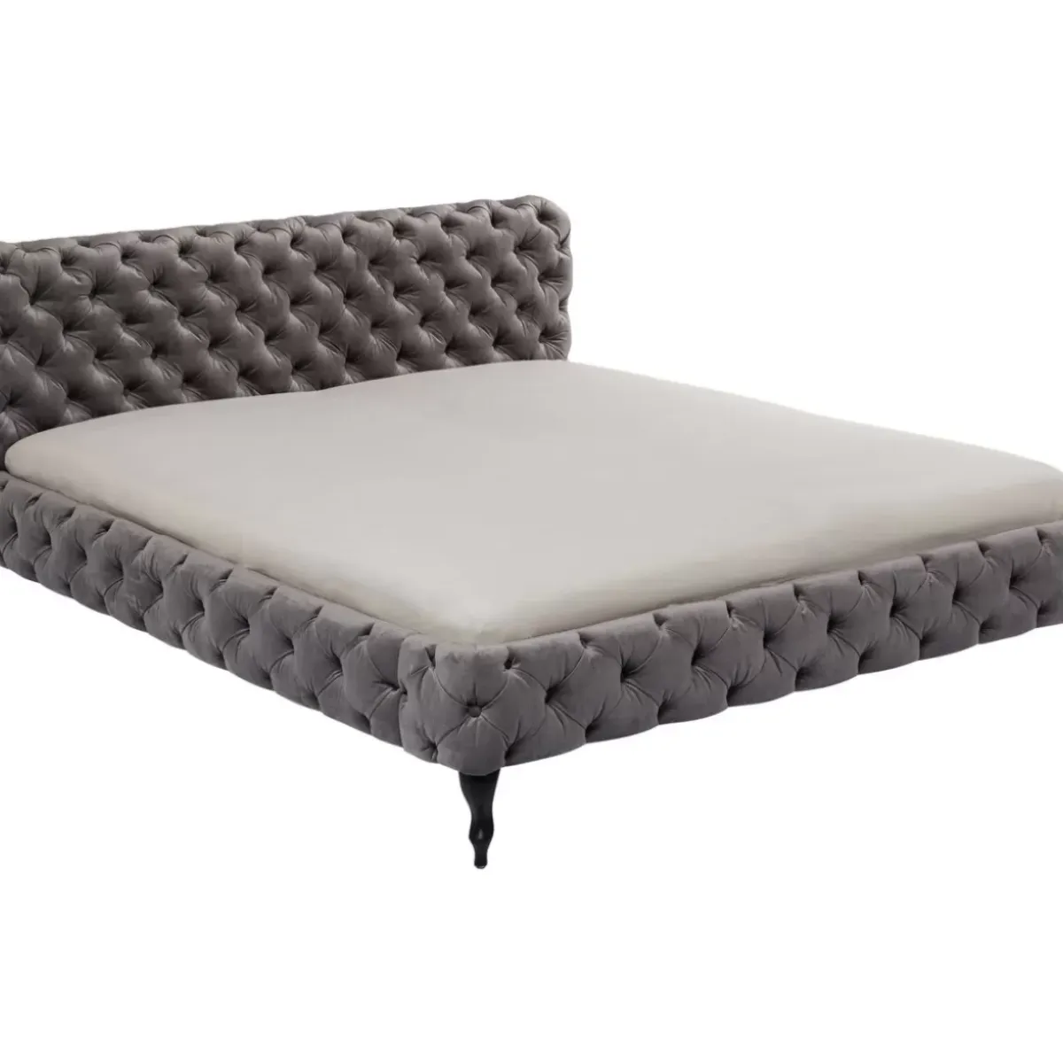 Sale Bett Desire Velvet Silbergrau 180X200 Cm Betten