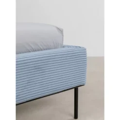 Best Bett East Side Cord Blau 180X200Cm Betten