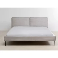 Outlet Bett East Side Cord Grau 180X200Cm Betten