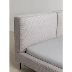 Outlet Bett East Side Cord Grau 180X200Cm Betten