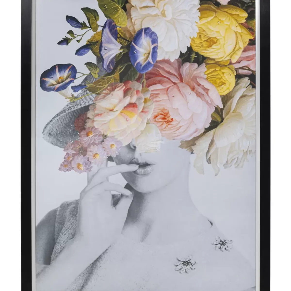 Best Bild Frame Flower Lady Pastell 152X117 Bilder