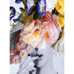 Best Bild Frame Flower Lady Pastell 152X117 Bilder