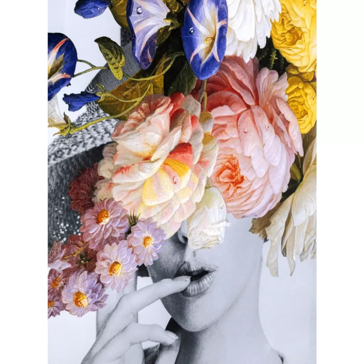Best Bild Frame Flower Lady Pastell 152X117 Bilder