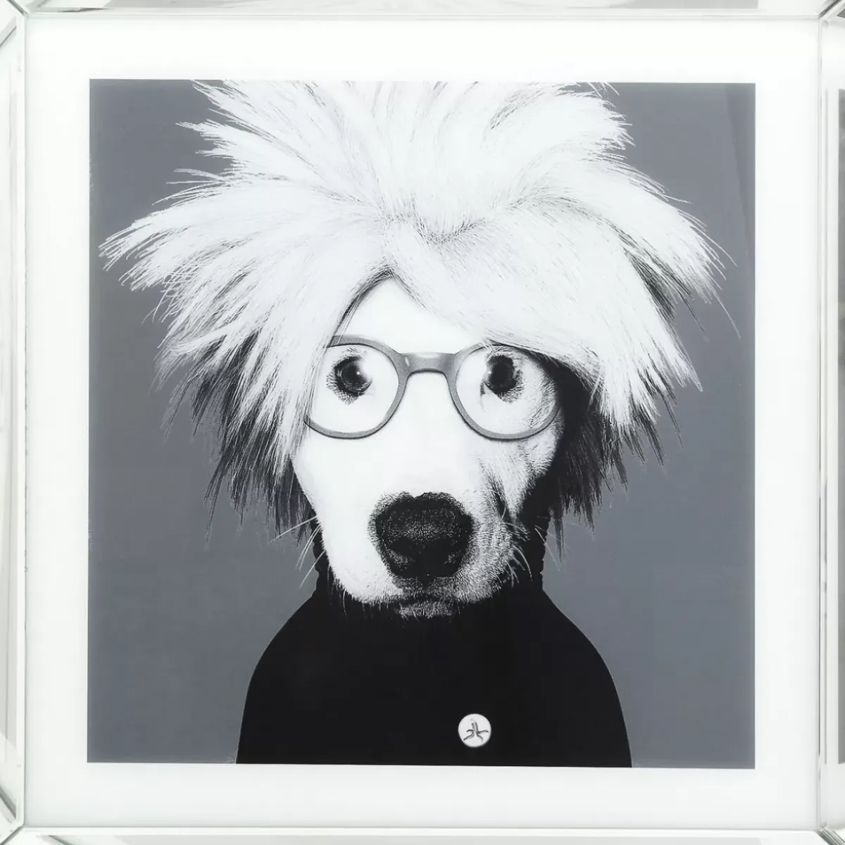 Online Bild Frame Mirror Artist Dog 60X60 Bilder