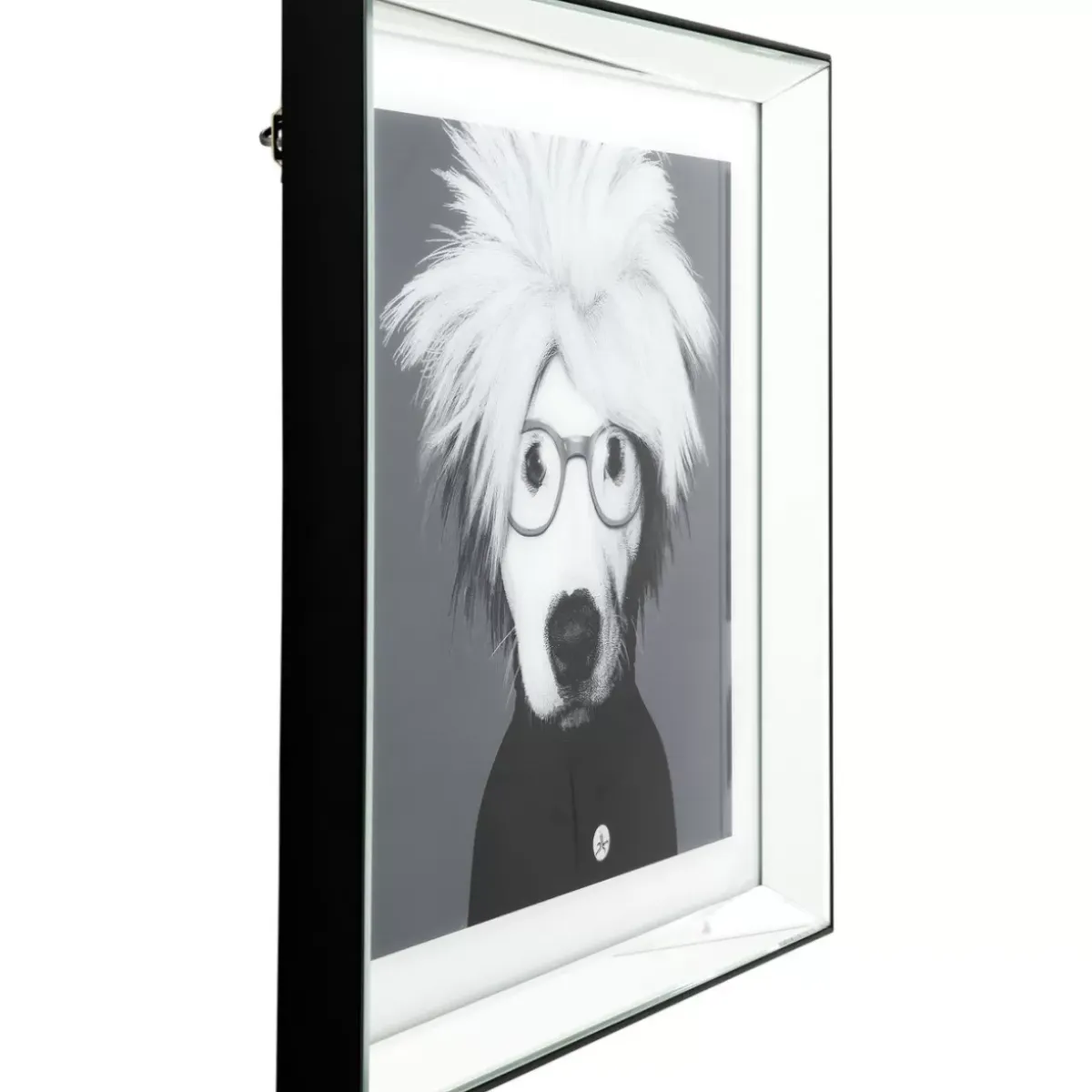 Online Bild Frame Mirror Artist Dog 60X60 Bilder