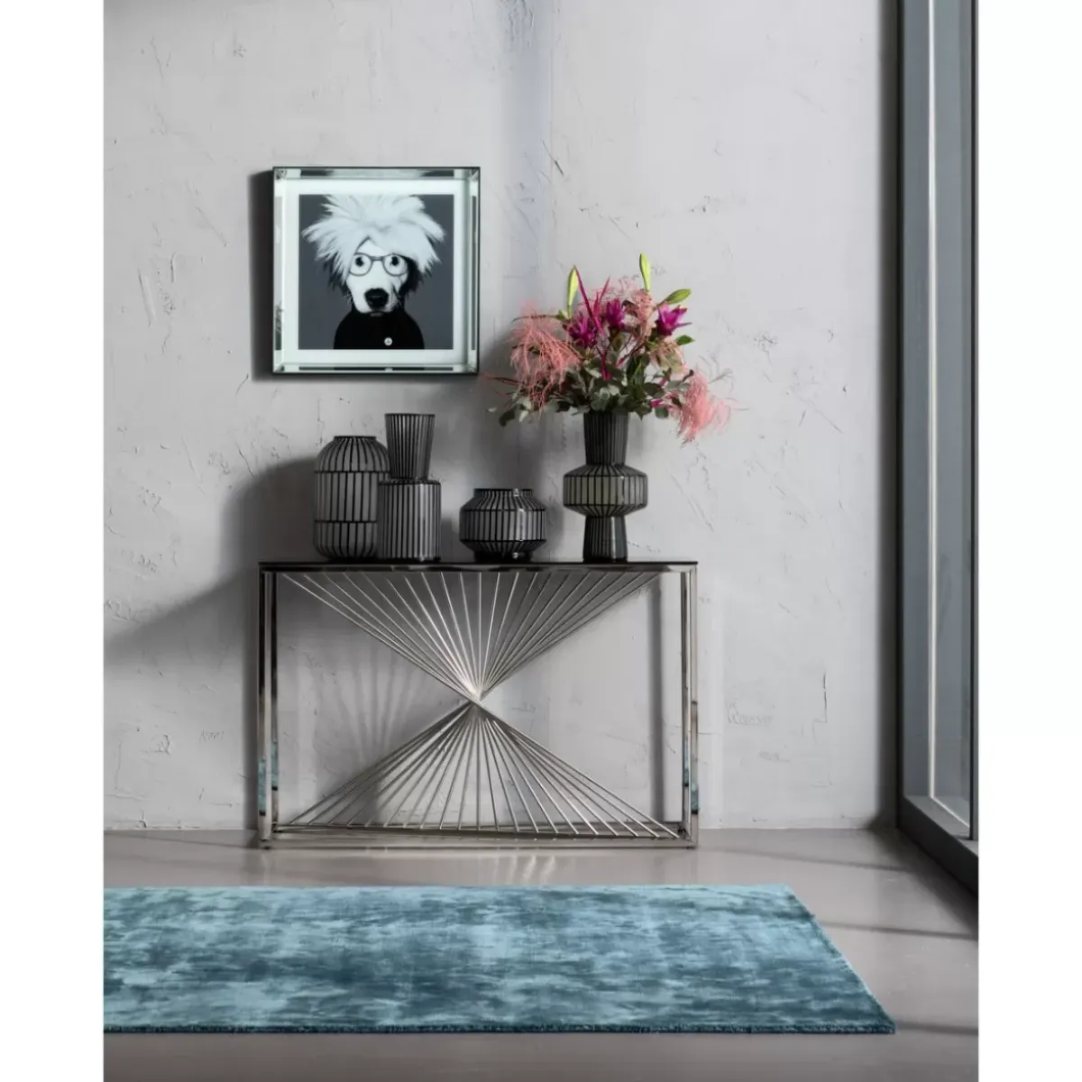Online Bild Frame Mirror Artist Dog 60X60 Bilder