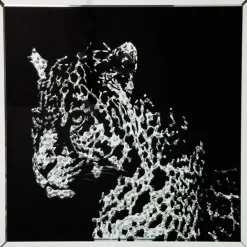 Outlet Bild Frame Mirror Leopard 80X80Cm Bilder