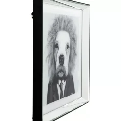 Hot Bild Frame Mirror Smart Dog 60X60 Bilder