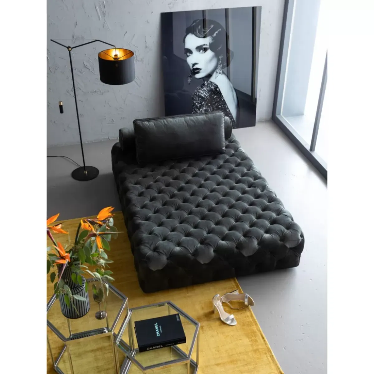 Clearance Bild Glas Beauty Lady 120X150Cm Bilder