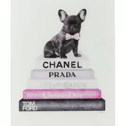 Sale Bild Glas Fashion Dog 60X80Cm Bilder