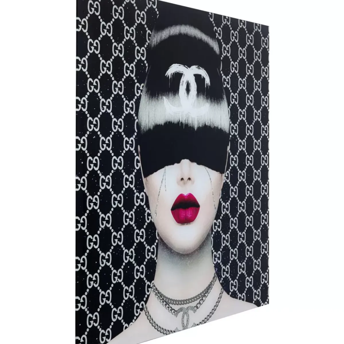 Sale Bild Glas Fashion Haircut 80X80 Bilder