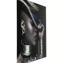 Sale Bild Glas Foxy Lady 120X120Cm Bilder