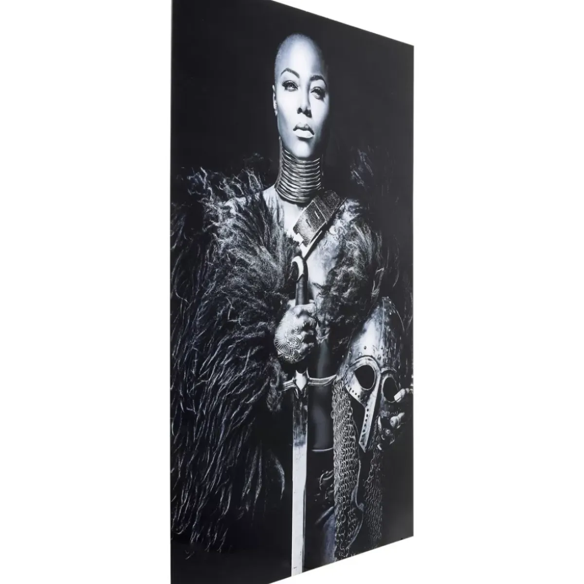 Discount Bild Glas Lady Knight 100X150Cm Bilder