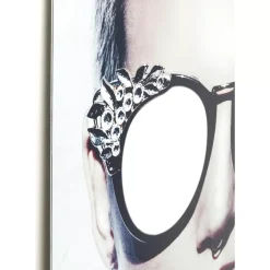 Hot Bild Glas Metallic Girlie 120X120Cm Bilder