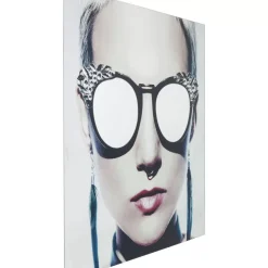 Hot Bild Glas Metallic Girlie 120X120Cm Bilder