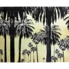 Sale Bild Glas Metallic Palms 180X120Cm Bilder