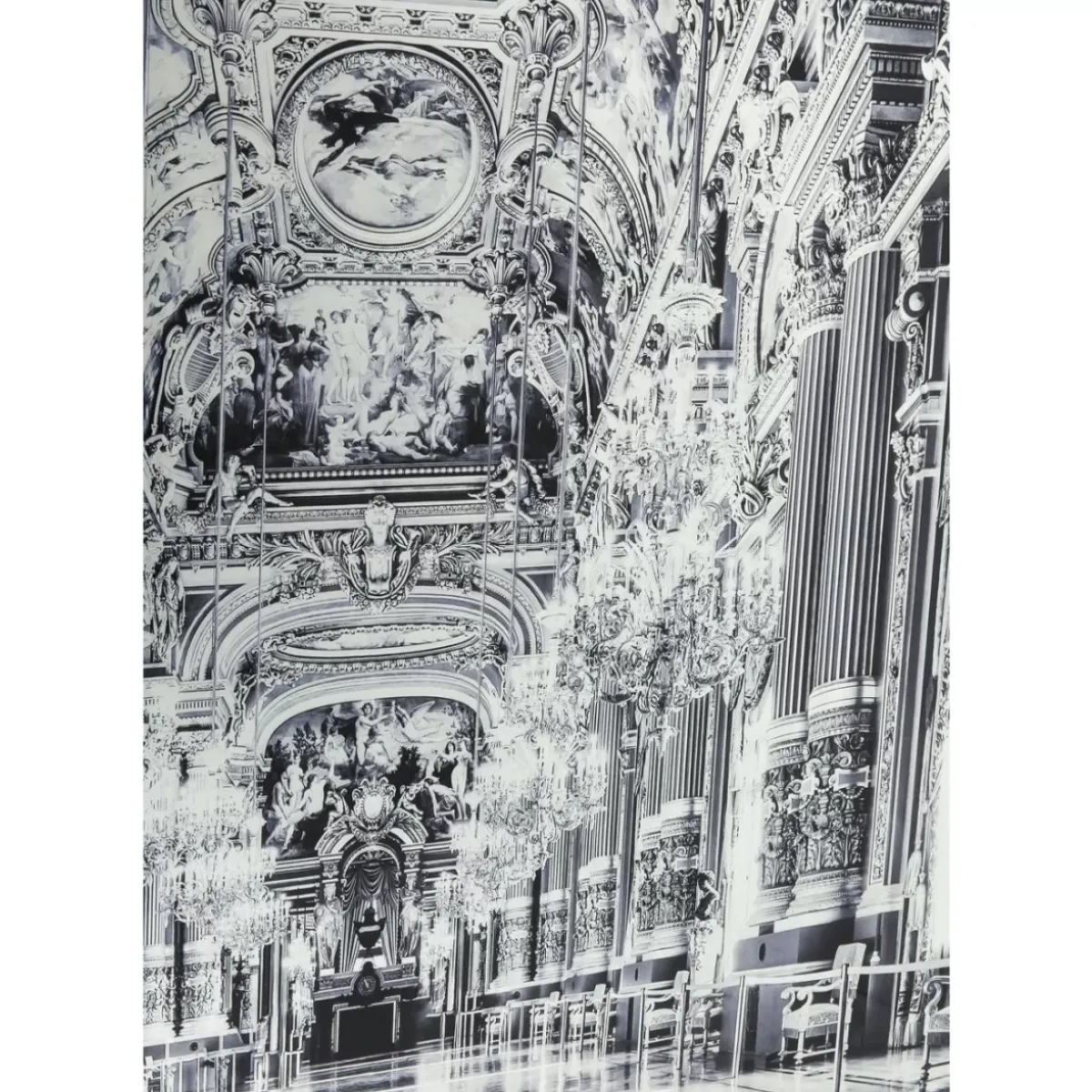 Outlet Bild Glas Metallic Versailles 180X120Cm Bilder