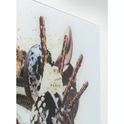 Clearance Bild Glas Rich Ice Cream 60X80 Bilder