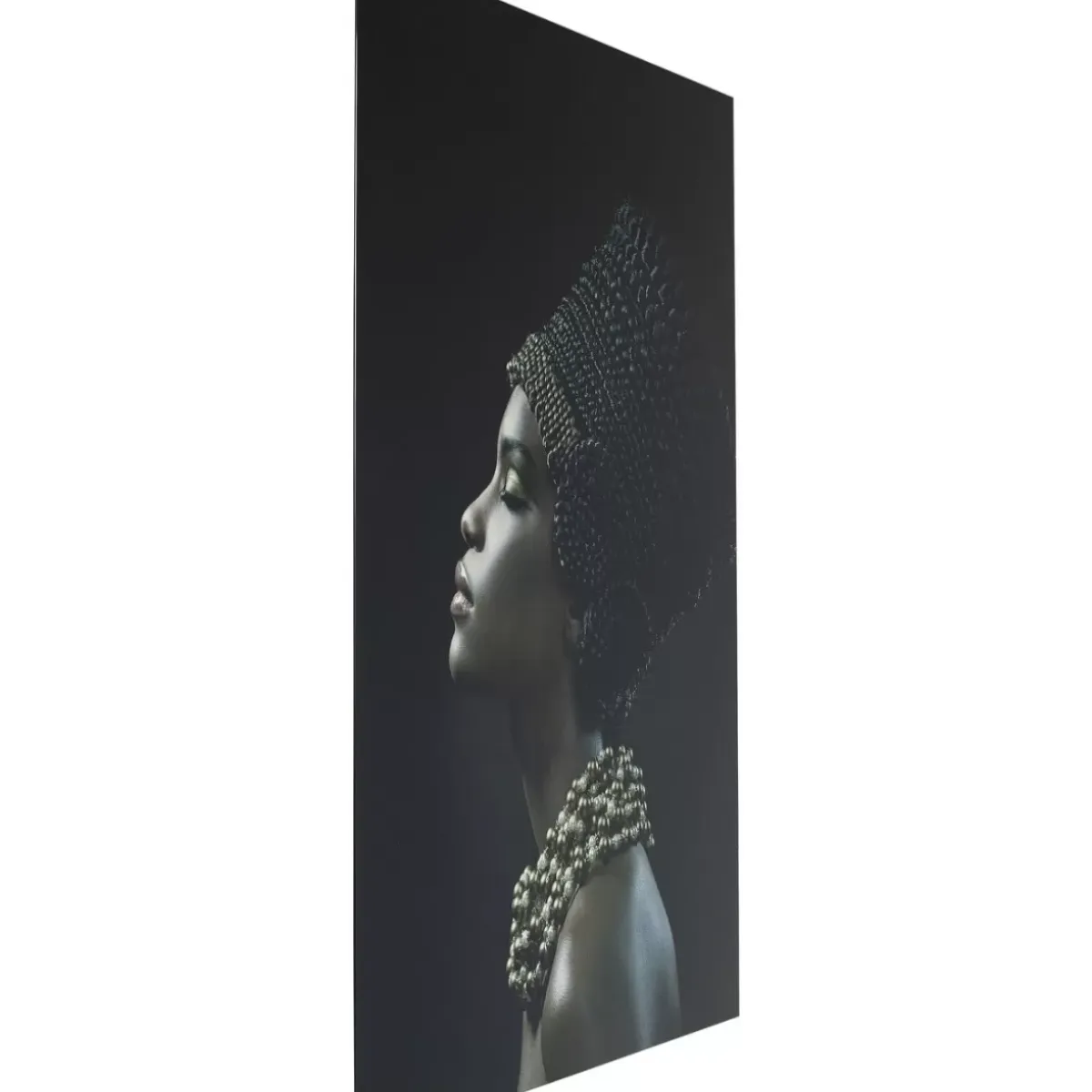 Hot Bild Glas Royal Headdress Profile 100X150Cm Bilder