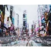 Sale Bild Glas Times Square Move 160X120Cm Bilder