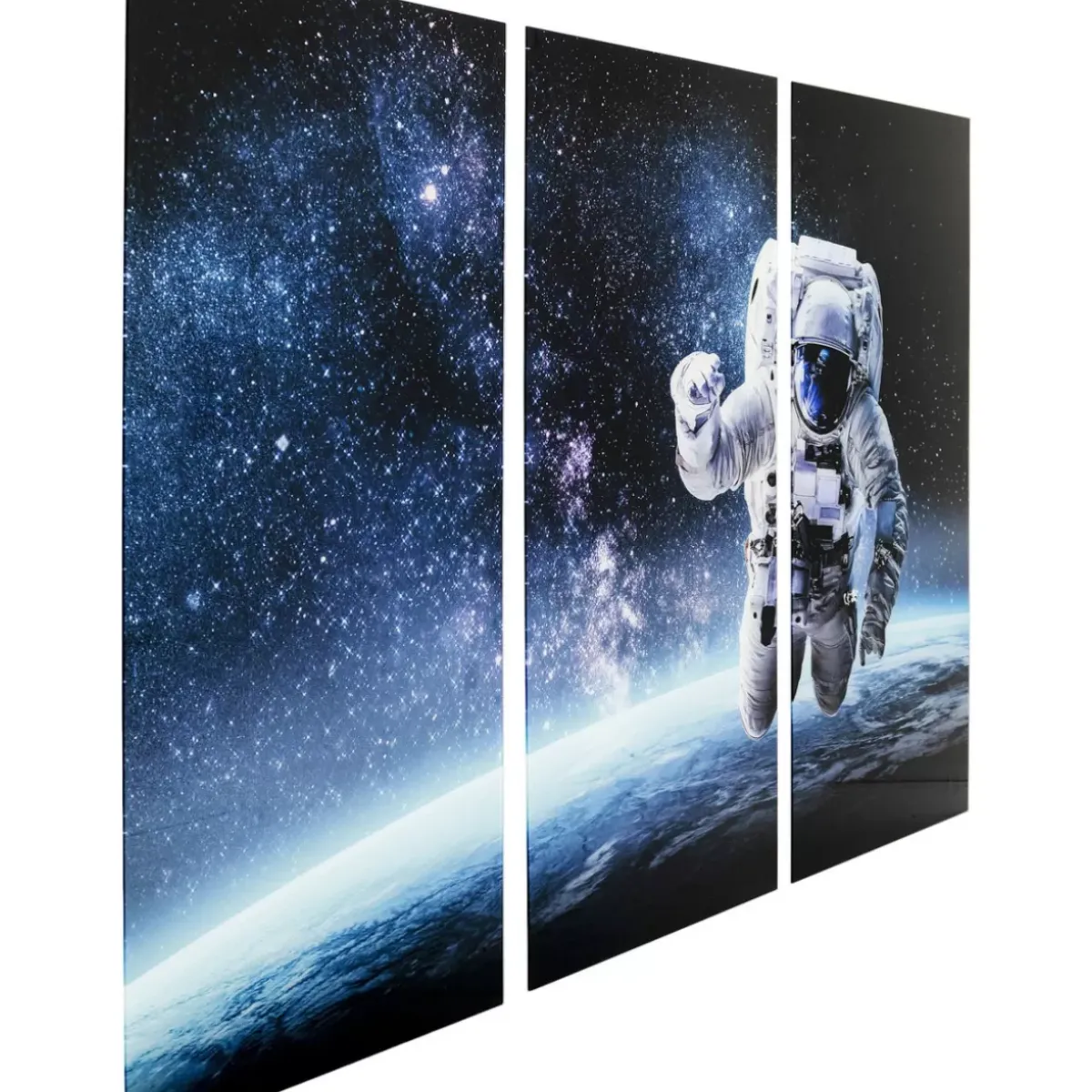 Discount Bild Glas Triptychon Man In Space 160X240 Bilder