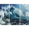 Online Bild Glas Triptychon Wave 240X160Cm (3/Set) Bilder