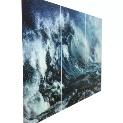 Online Bild Glas Triptychon Wave 240X160Cm (3/Set) Bilder