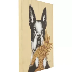 Hot Bild Touched Dog With Pineapple 80X80Cm Bilder