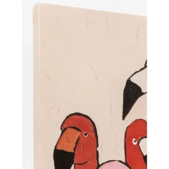 Clearance Bild Touched Flamingo Meeting 120X90Cm Bilder